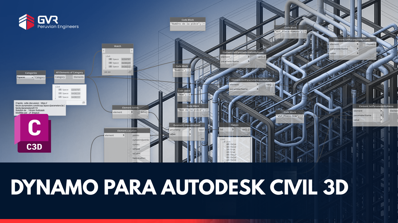 Dynamo para Autodesk Civil 3D